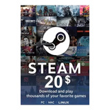 Gift Card Steam 20 Usd