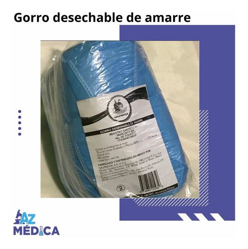 Gorro P/cirujano Desechable 30grs 100 Pzs (facturamos)