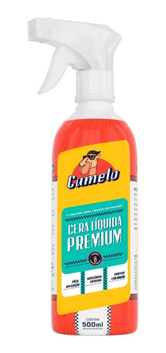 Cera Líquida Automotiva Camelo Original Spray 500ml Low Cars