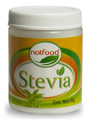 Stevia Endulzante En Polvo Natural Natfood 80 Gr.