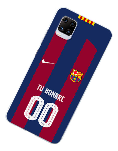 Funda Para Zte Barcelona Local Personalizada Tu Nombre