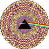 Pink Floyd Triangulo Slipmat Paño Para Bandejas Latex 