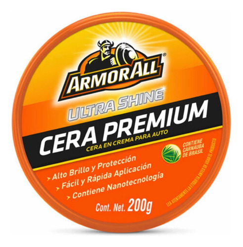 Armor All® 200gr Cera Carnauba En Crema Premium Para Auto