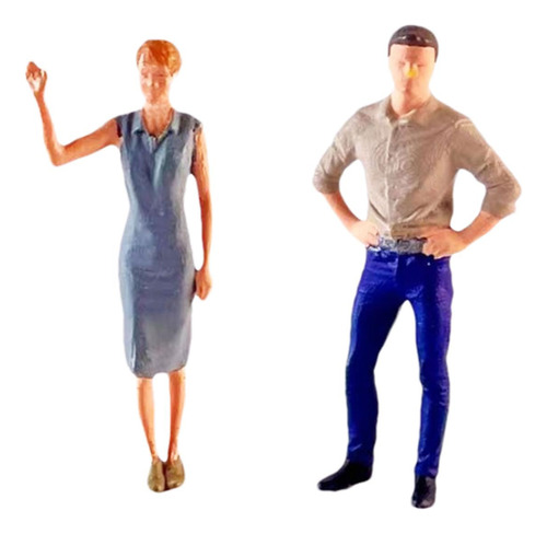 2x 1/64 Figuras De Mujeres Y Hombres Dioramas, Colecciones
