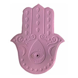 Porta Sahumerios Artesanal Mano De Fátima - Hamsa Rosa #1o