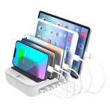 Estacion De Carga Multiple 65w 5 Puertos Para iPhone Android