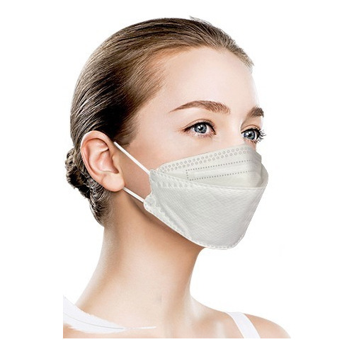 Kit 100 Máscaras Facial Kf94 Proteção Respiratória/coreana