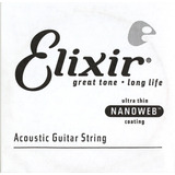 Elixir Cuerdas Acústica Fósforo Bronce Guitarra Cuerda Nanow