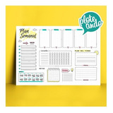 Pizarra Plan Semanal / Organizador De Tareas / Planner Week