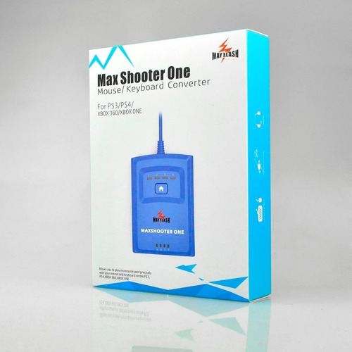 Adaptador Max Shooter One Mouse Teclado Para Ps4, Pro, Xbox