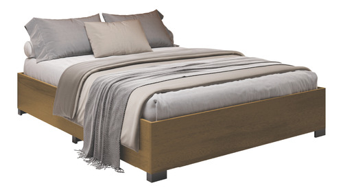 Cama Box Base Queen Desmontável Aruba Cedro 