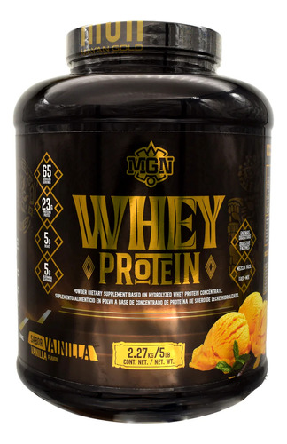Whey Protein Vainilla 5 Lb Mgn 23g Proteína