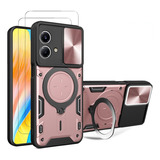 Funda Uso Rudo Para Motorola Moto G84 Carcasa + 2 Micas