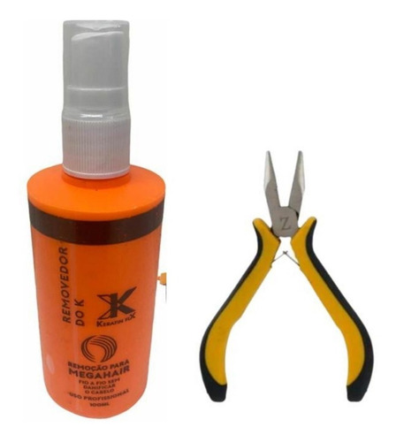 Kit Para Mega Hair Removedor K 100ml + Alicate - Promoção