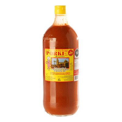 Salsa Porkie Regular Caja Con 12 Piezas De 1 Litro | Meses sin interés