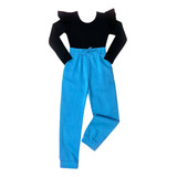  Conjunto Menina Inverno Moda Mini Diva Body E Calça Jogger 