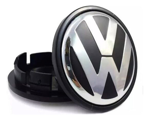 Tapas De Aros Emblema Logo Volkswagen (juego De 4 Unidades) Foto 5