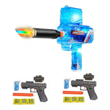 Ametralladora De Hidrogel Con Luz Uzi M416 Mp5 + Regalo