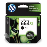 Cartucho Hp 664 Xl Preto Original 2136 2676 3776 5076 5276