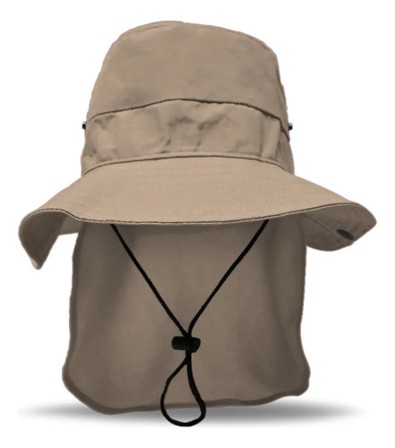 Sombrero Con Capa Para Protección Del Sol Cubre Cuello 3 Pz