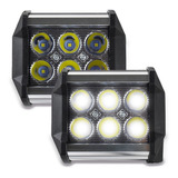 Par Faro 6 Hiper Led 4x2 Aux. Dually C/est Carcasa De Color