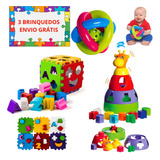 Kit Brinquedo Educativo Didático 1 Ano Bebe Menino Menina