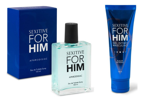Perfume De Hombre Con Feromonas For Him+gel Intimo Hombre  
