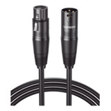 Cable Para Micrófono Xlr Tipo Canon Macho A Hembra 10 Metros