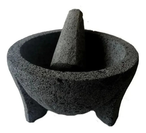 Molcajete Artesanal Piedra Volcánica. No.7, 8, 9 Pulgadas