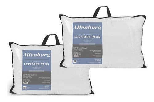 Kit 2 Travesseiros Altenburg Levitare Plus 200f 50cmx70cm