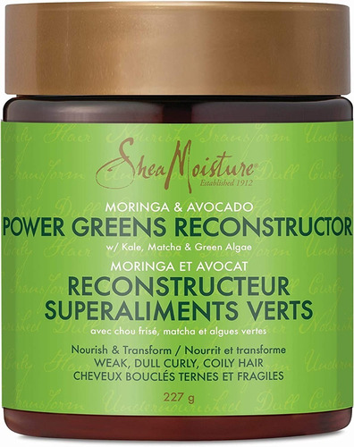 Shea Moisture Moringa Aguacate Power Greens Mascarilla 237ml