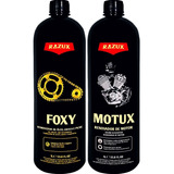 Verniz De Motor Proteção Motux Razux + Foxy Limpa Corrente