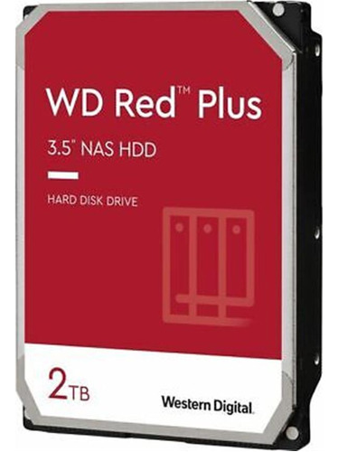 Hd 2tb Western Digital Wd Red Plus Nas Sata 6gb/s Wd20efpx Cor Preto