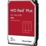 Disco Rígido Nas Western Digital Wd Red De 3,5 Polegadas E 2 Tb Sata Iii Black