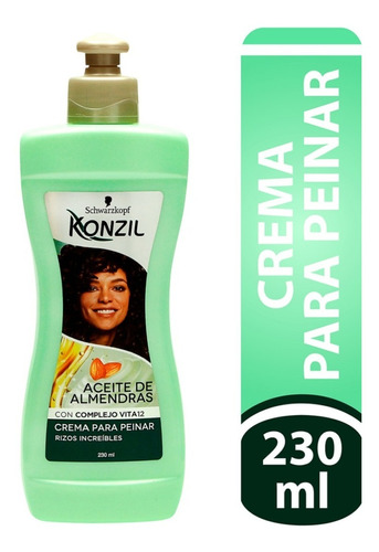 Crema Para Peinar Konzil Aceite De Almen - mL a $55