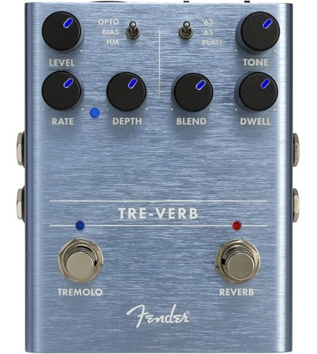 Pedal P/guitarra Eléctrica Tre-verb Tremolo Reverb Cuo