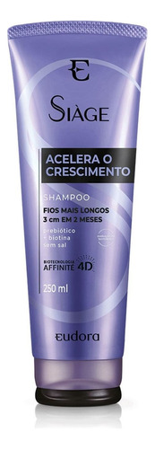 Siàge Shampoo Acelera O Crescimento 250ml - Eudora