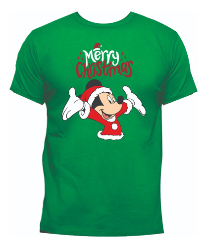 Camisetas Navideñas Navidad Mickey Mouse Merry Christmas