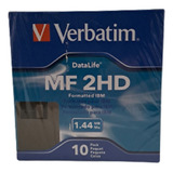 Diskettes Verbatim Caja X 10 Unidades Mf 2hd 1.44mb