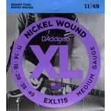 Encordado D´addario Exl115 Para Guitarra Eléctrica