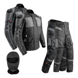 Conjunto Jaqueta E Calça Masculina Motociclista Texx Armor