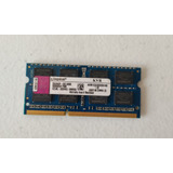 Memoria Kingston Kvr1333d3s9/4g 4gb Pc3-10600s 1333mhz Laps