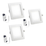 Pack X3 Foco Plafon Techo Lampara Cocina Led Embutidos 24w