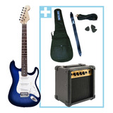 Combo Guitarra Eléctrica + Amplificador Gv 15w + Accesorios