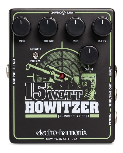Pedal Electro Harmonix 15watt Hotwizer Power Amp / Preamp