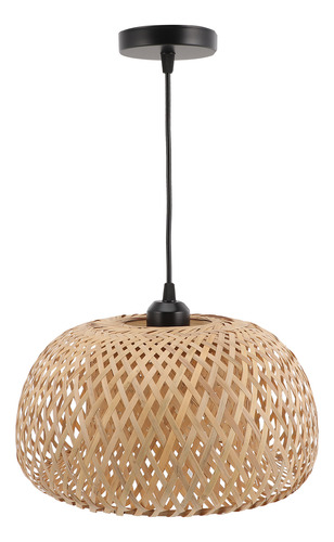 Lámpara Colgante Rústica De Bambú Para El Hogar, Hotel Y Res