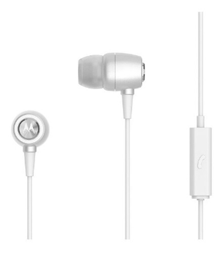 Audifono Motorola Earbuds M. Libres Metal Plata Sh009