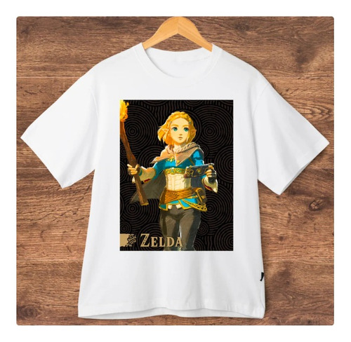 Polera Unisex Zelda Leyenda Game Kingdom Algodon Estampado