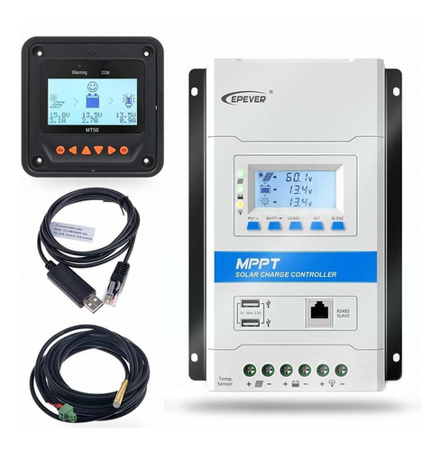 Epever Latest Mppt 40a Solar Charge Controller 12v/24v Triro