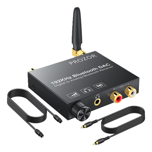 Conversor De Áudio 192khz Dac Bluetooth Rca E P2 Prozor